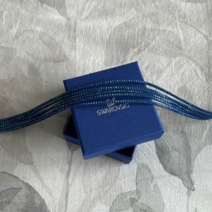 Swarovski Crystal Leather Slake Wrap Bracelet